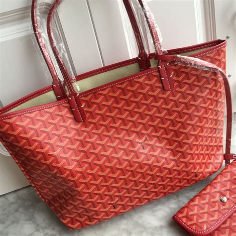 cherry red goyard|Goyard tote bags.